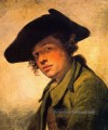 Un jeune homme au chapeau portrait Jean Baptiste Greuze